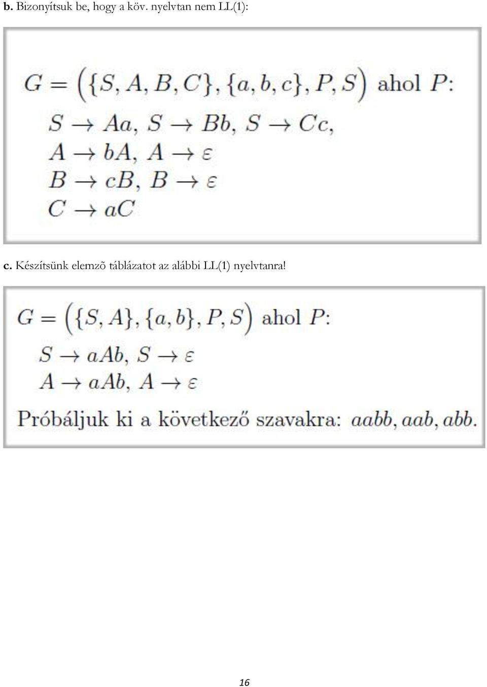 Készítsünk elemzõ táblázatot