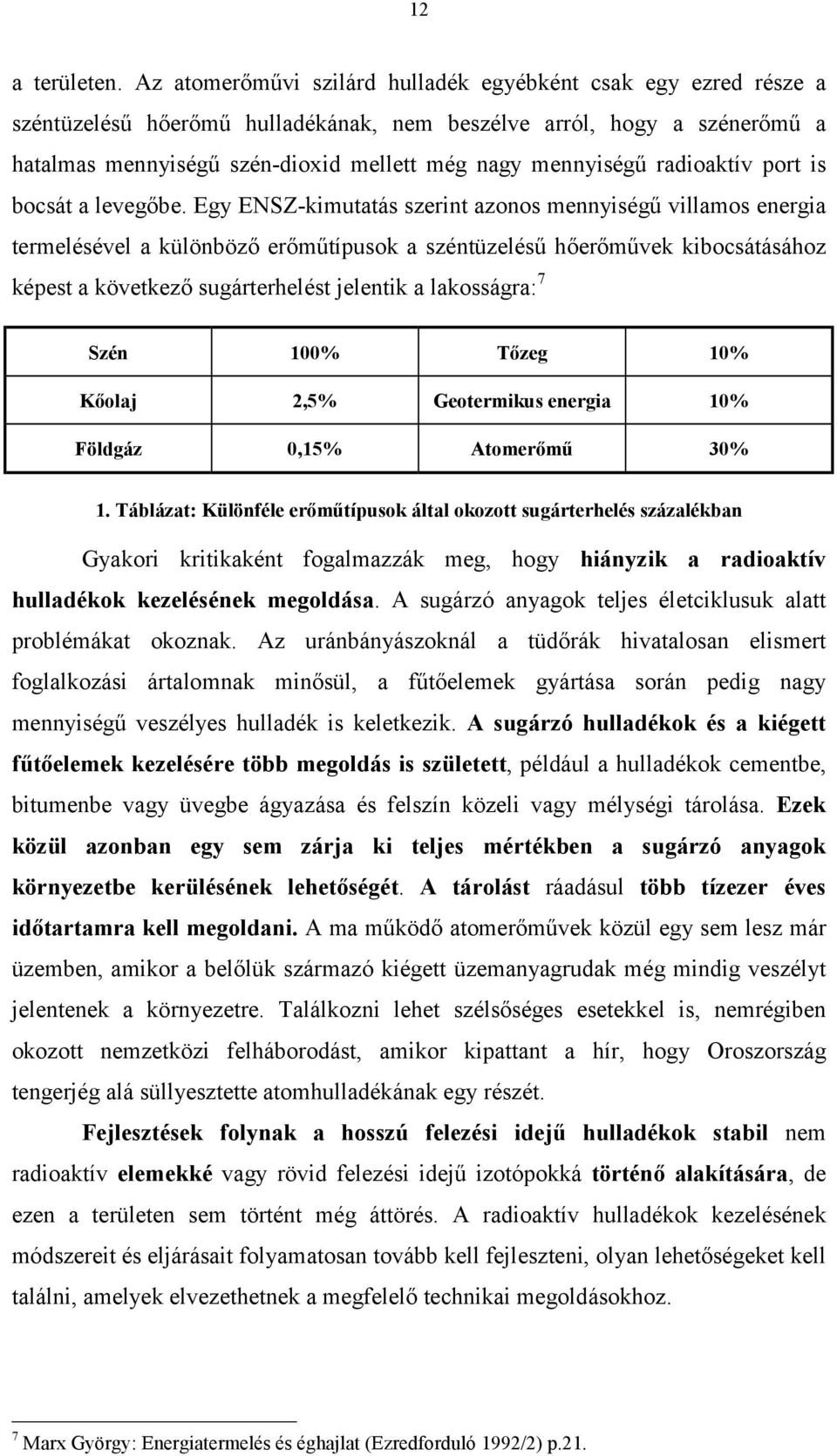 radioaktív port is bocsát a levegőbe.