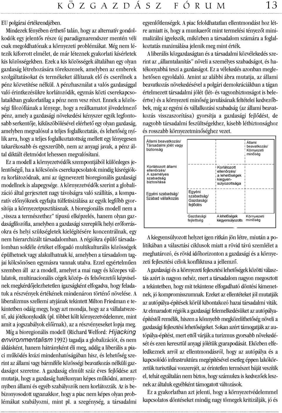 Még nem létezik kiforrott elmélet, de már léteznek gyakorlati kísérletek kis közösségekben.