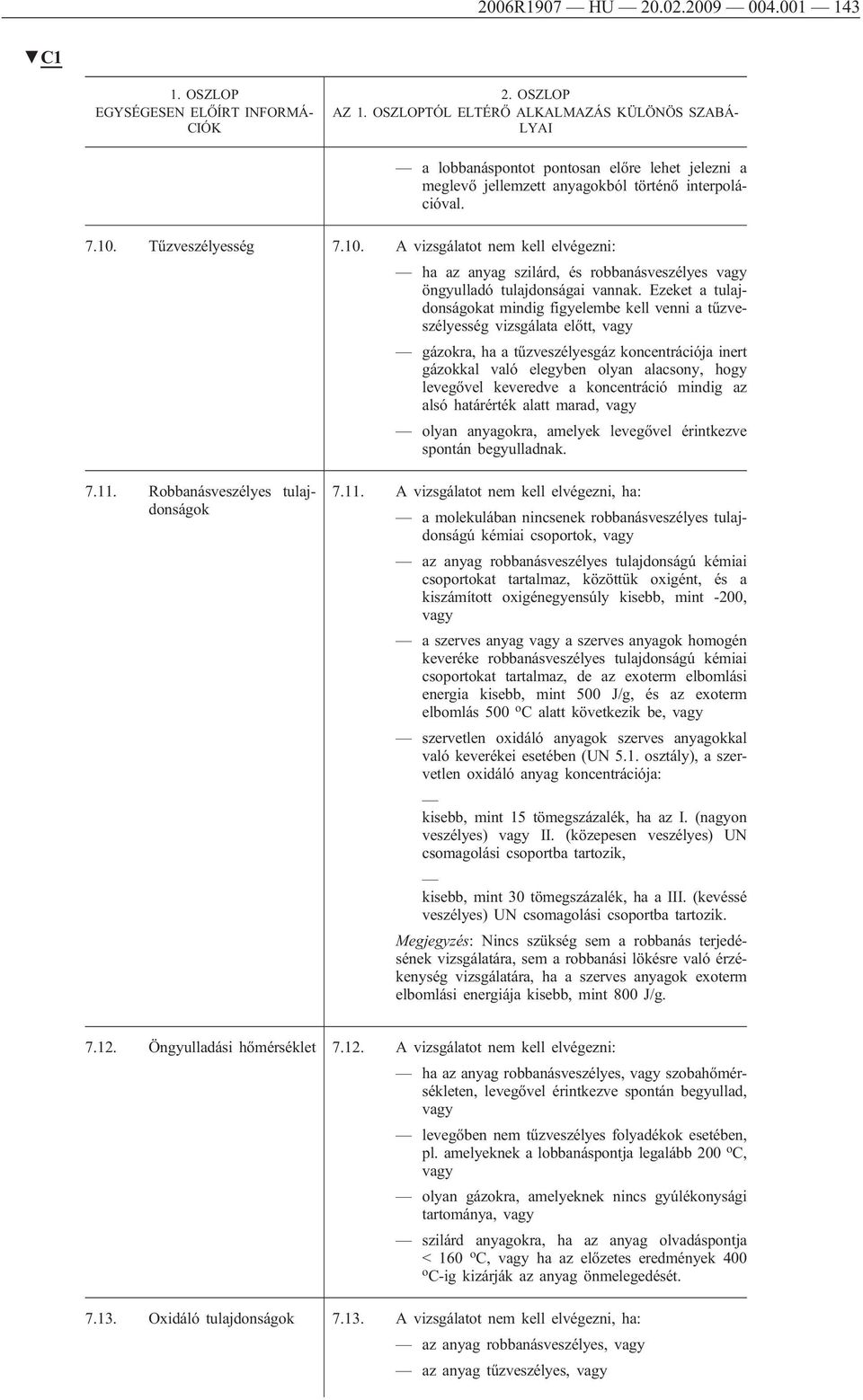 Ezeket a tulajdonságokat mindig figyelembe kell venni a tűzveszélyesség vizsgálata előtt, gázokra, ha a tűzveszélyesgáz koncentrációja inert gázokkal való elegyben olyan alacsony, hogy levegővel