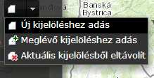 Az Új kijelöléshez adás esetében minden keresés törli a (meglévő) korábbi keresések eredménylistáját A meglévő kijelöléshez adás -t választva több keresés eredménye egyesíthető Az Aktuális