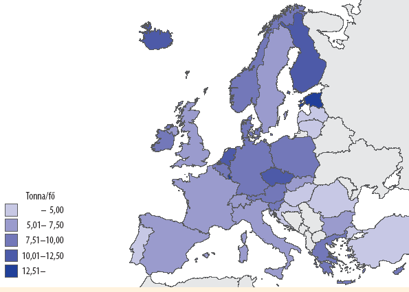 CH 4 kibocsátó források hazánkban, 2010 (KSH) szennyvíziszap rothasztók, hulladéklerakók: kevés helyen hasznosítják a keletkező