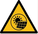 6.5.2. A napelemes rendszer tűzeseti lekapcsolásának jelölése, figyelmeztető feliratok alkalmazása 6.5.2.1.