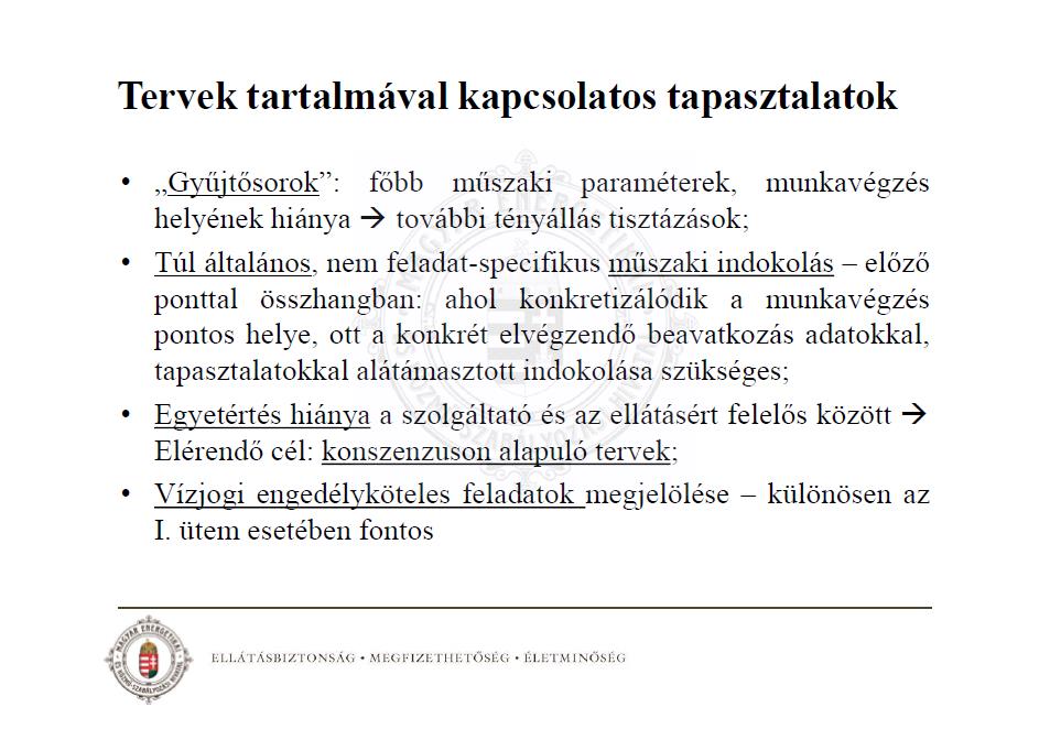 Eddig beadott Gft-k: szemelvények a MEKH tapasztalataiból Maszesz, XVII.