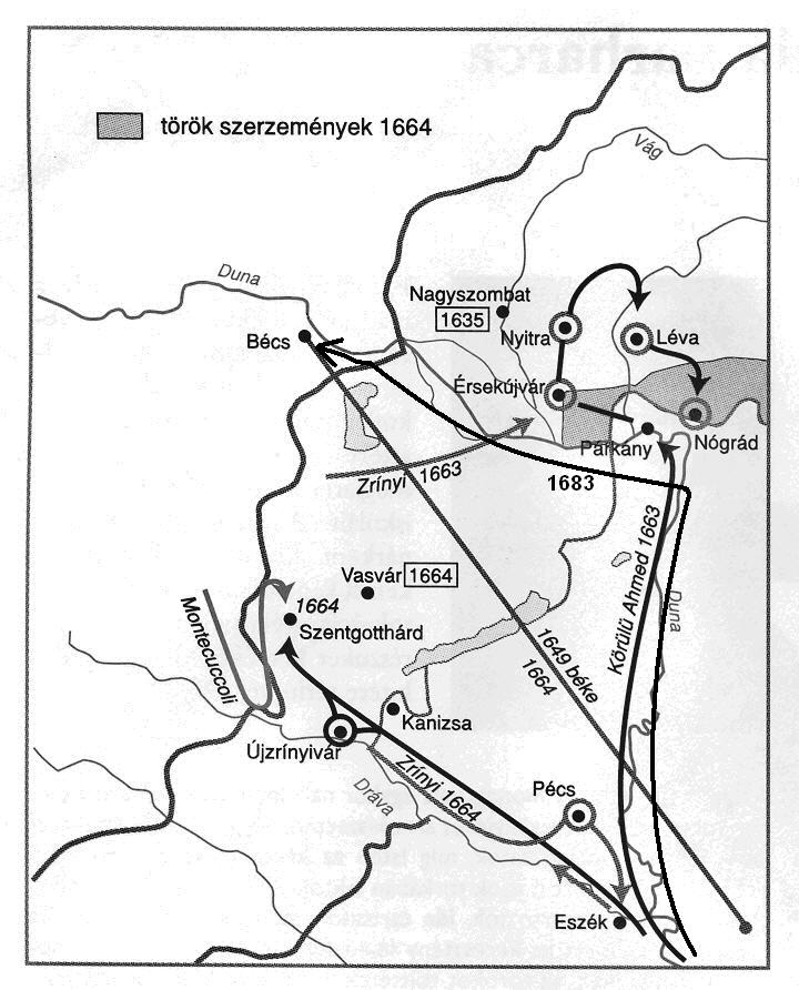 8. Az alábbi feladat a XVII. századi törökellenes hadjáratokhoz kapcsolódik. (E/4) Válaszoljon az alábbi kérdésekre!