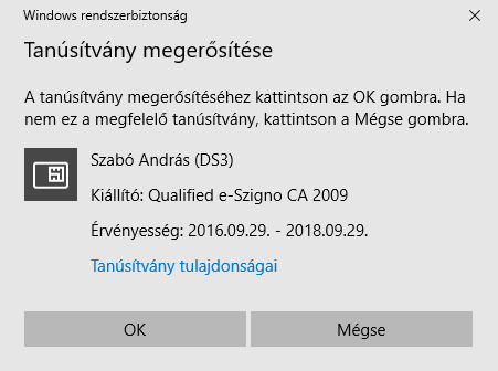 A sikeresen aláírt nyilatkozatot a Benyújtás gomb megnyomásával tudják a Szövetség részére beküldeni. 5.