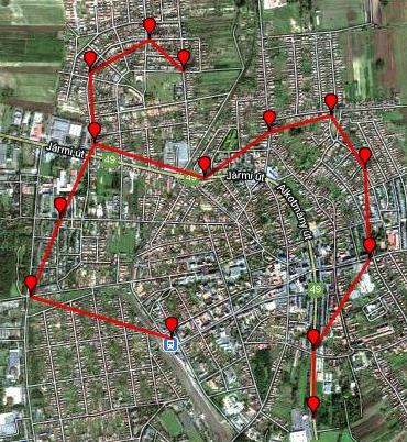Mátészalka (25 minutes) New bus line