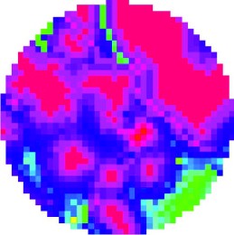 számított távolságnak 50% (0,5) súlyt adtam, és ezeket súlyozott rétegeket összeadtam mapcalculator segítségével 19 (18. ábra/f és 19. ábra).