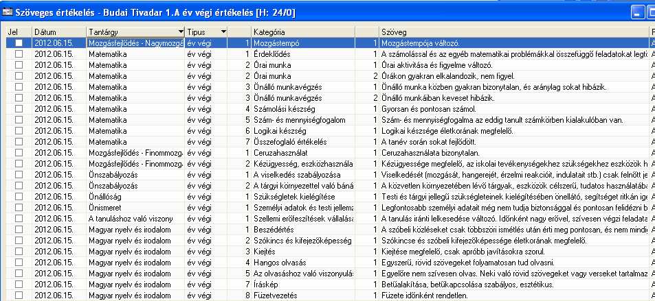 19. Az értékelések közötti kereséshez hívja fel a Szöveges értékelés szűrőt az Eszköztár Szűrő