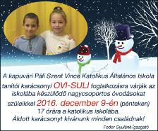 4 Hírek, információk 2016. december 2. a térségből és a világból Köszönjük a támogatást!