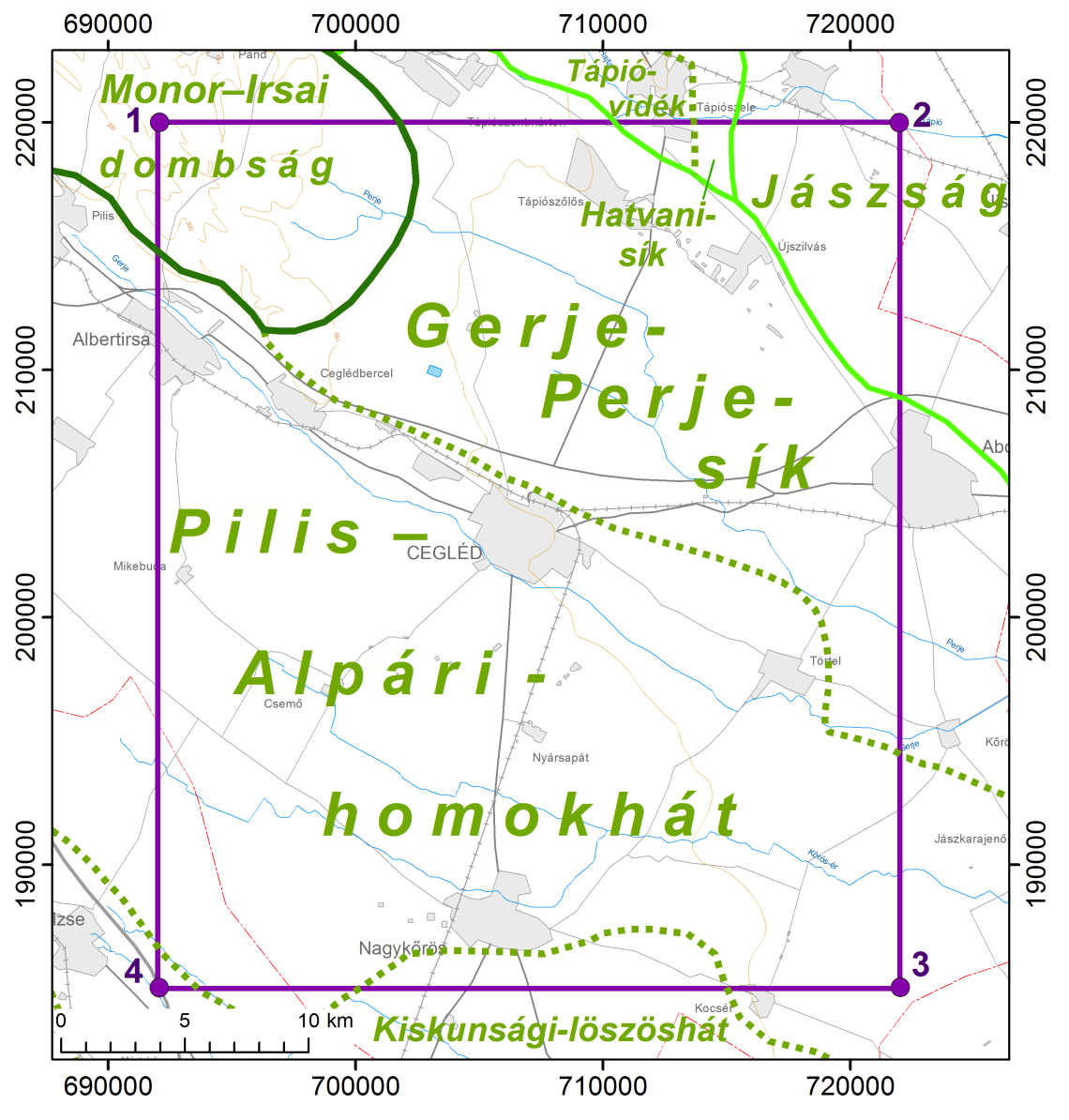 Újszilvás. Komplex érzékenységi és terhelhetőségi vizsgálati tanulmány 1.