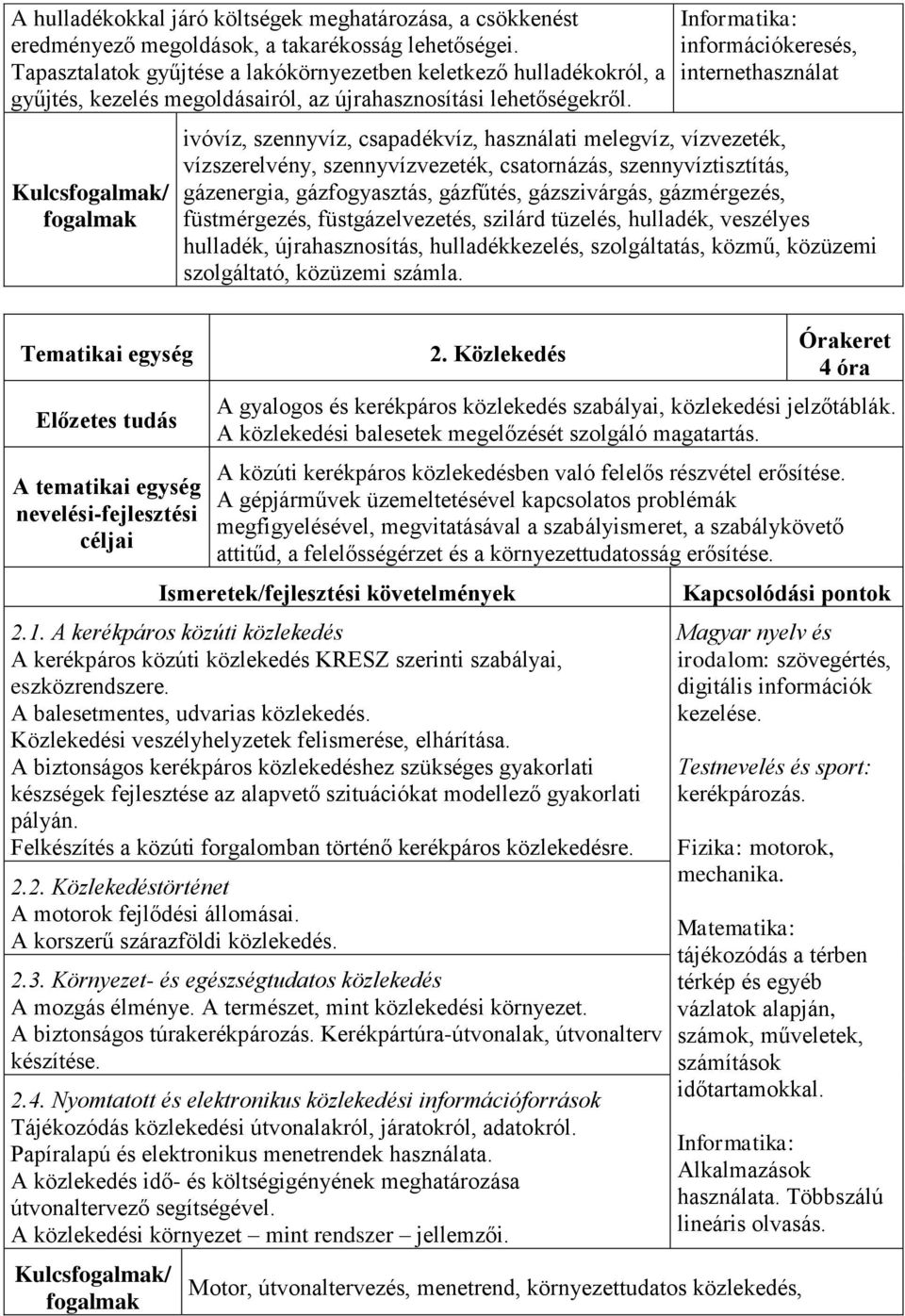 Kulcs/ Informatika: információkeresés, internethasználat ivóvíz, szennyvíz, csapadékvíz, használati melegvíz, vízvezeték, vízszerelvény, szennyvízvezeték, csatornázás, szennyvíztisztítás, gázenergia,