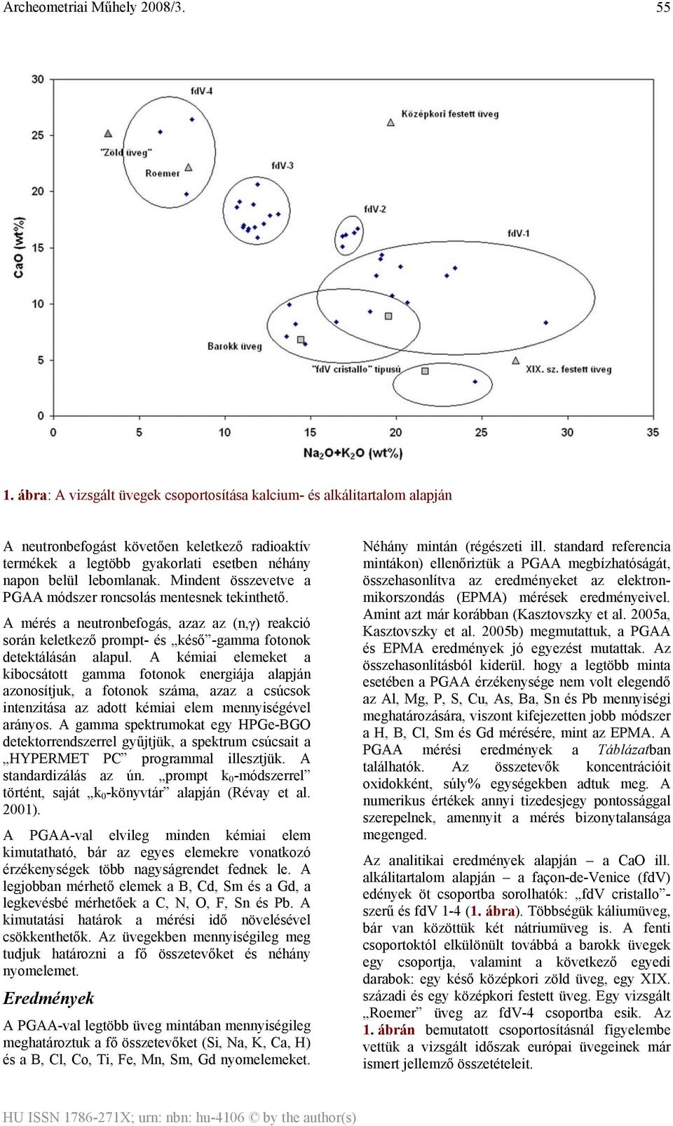 A kémiai elemeket a kibocsátott gamma fotonok energiája alapján azonosítjuk, a fotonok száma, azaz a csúcsok intenzitása az adott kémiai elem mennyiségével arányos.