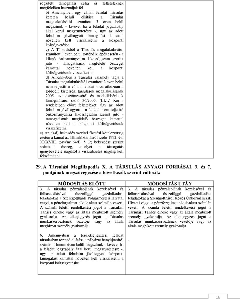 adott feladatra jóváhagyott támogatást kamattal növelten kell visszafizetni a központi költségvetésbe.
