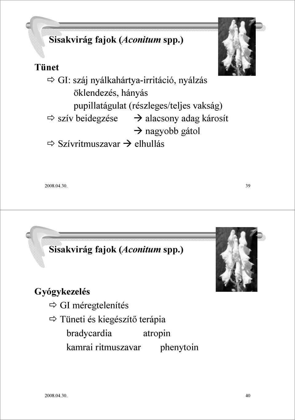 (részleges/teljes vakság) szív beidegzése alacsony adag károsít nagyobb gátol