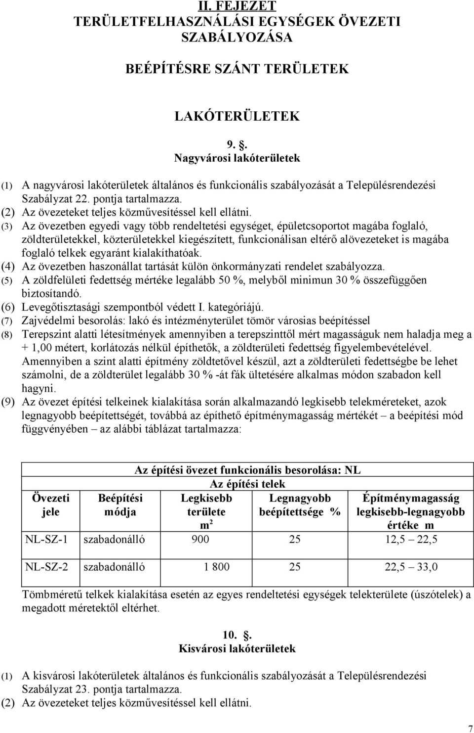 (2) Az övezeteket teljes közművesítéssel kell ellátni.