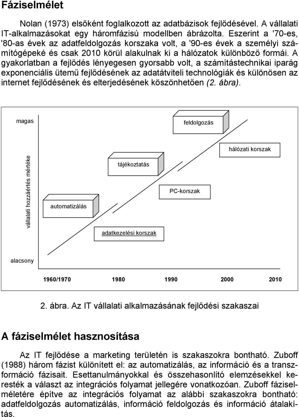 A gyakorlatban a fejlődés lényegesen gyorsabb volt, a számítástechnikai iparág exponenciális ütemű fejlődésének az adatátviteli technológiák és különösen az internet fejlődésének és elterjedésének