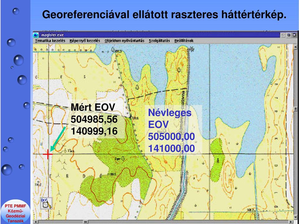 Mért EOV 504985,56