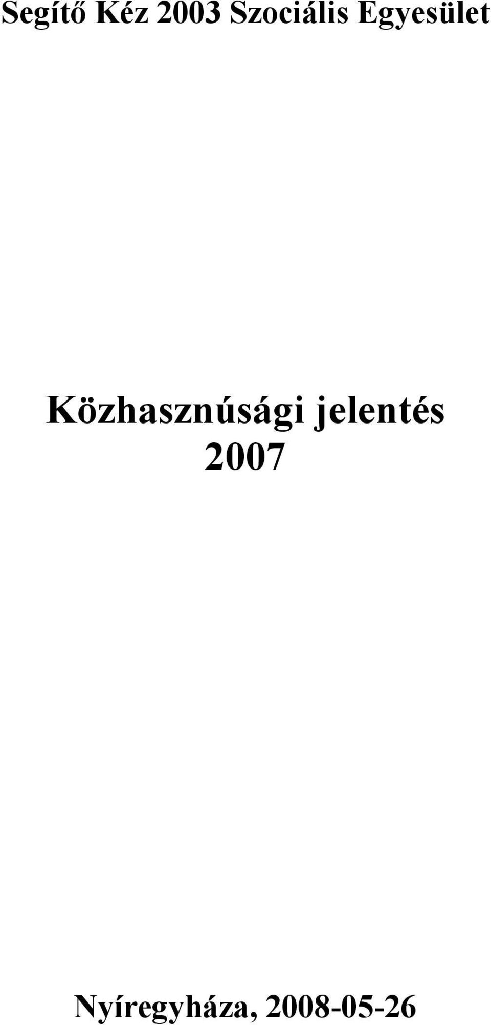 Közhasznúsági