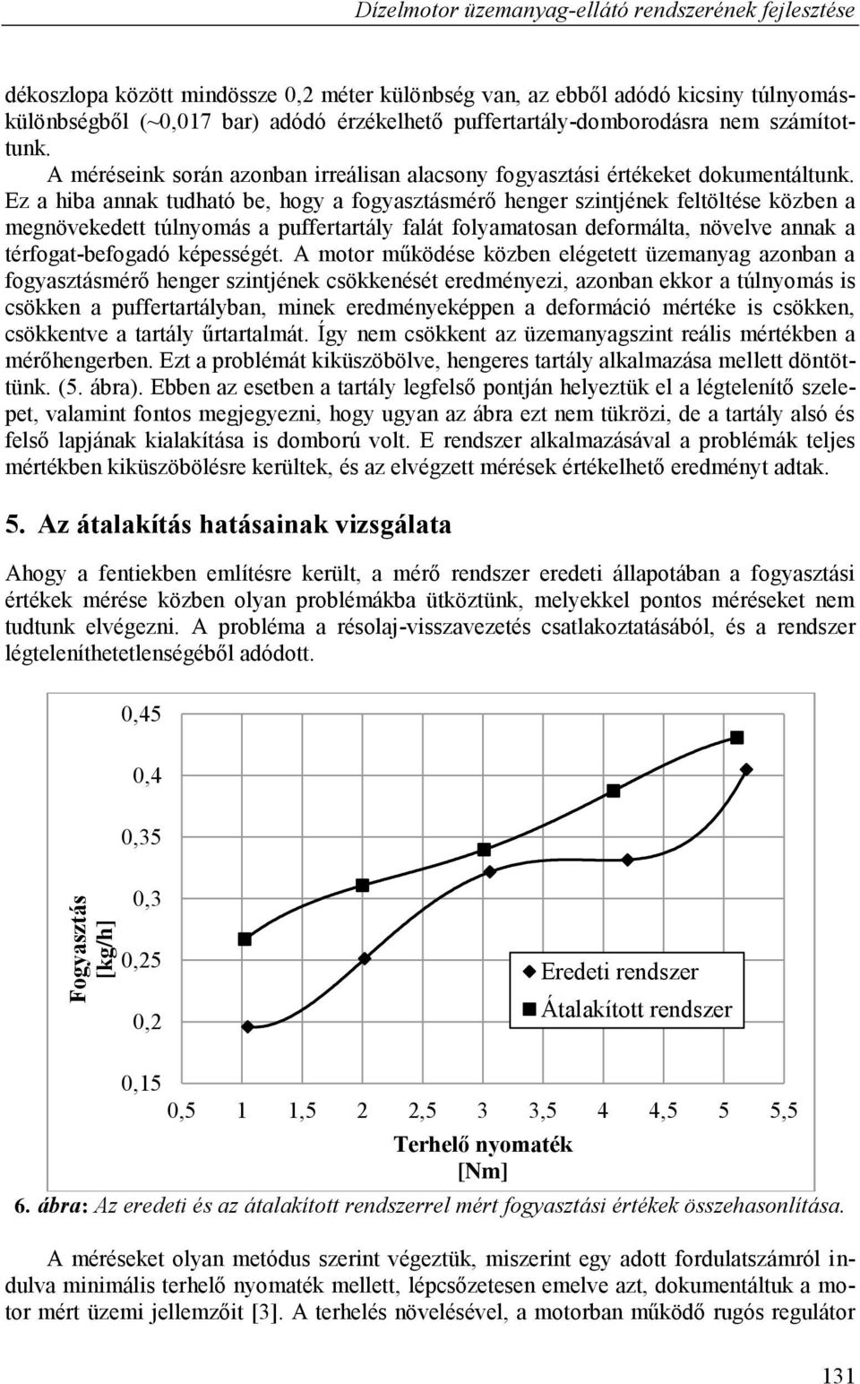 Ez a hiba annak tudható be, hogy a fogyasztásmérő henger szintjének feltöltése közben a megnövekedett túlnyomás a puffertartály falát folyamatosan deformálta, növelve annak a térfogat-befogadó