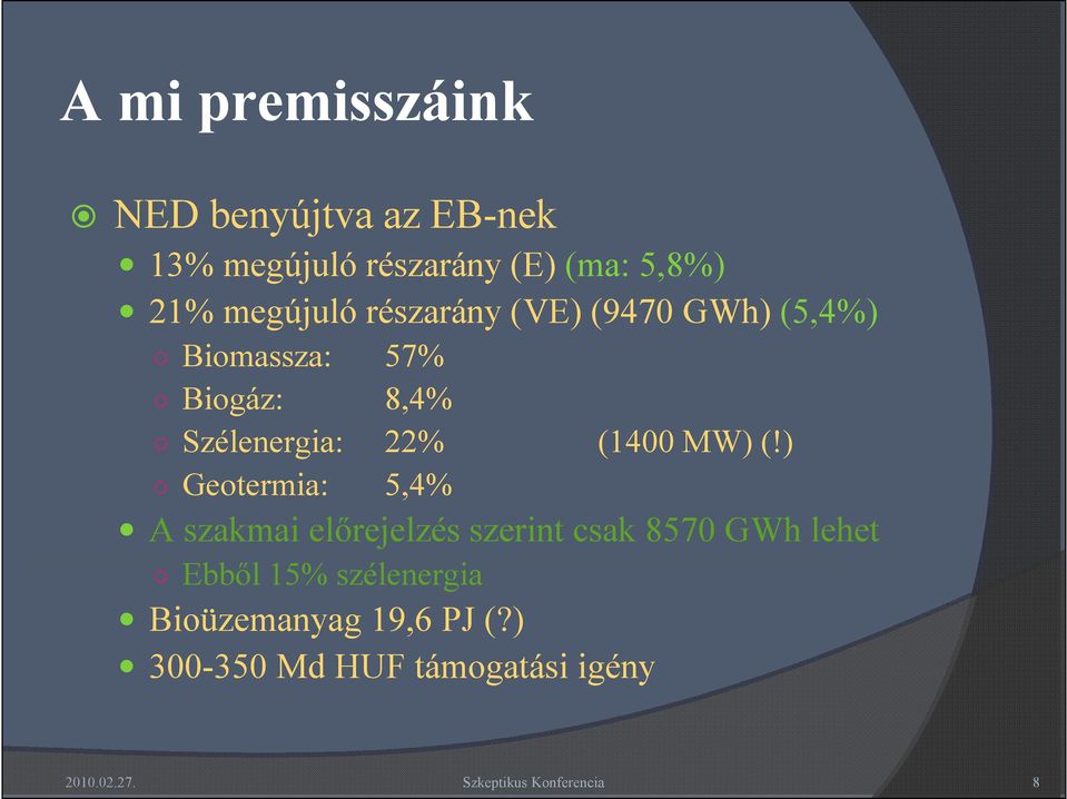 Szélenergia: 22% (1400 MW) (!