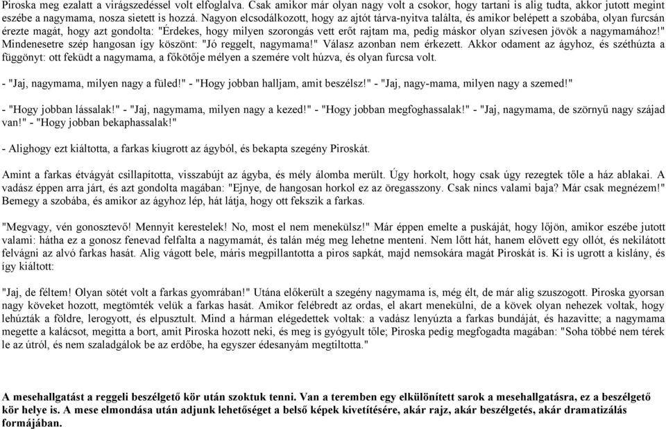 máskor olyan szívesen jövök a nagymamához!" Mindenesetre szép hangosan így köszönt: "Jó reggelt, nagymama!" Válasz azonban nem érkezett.