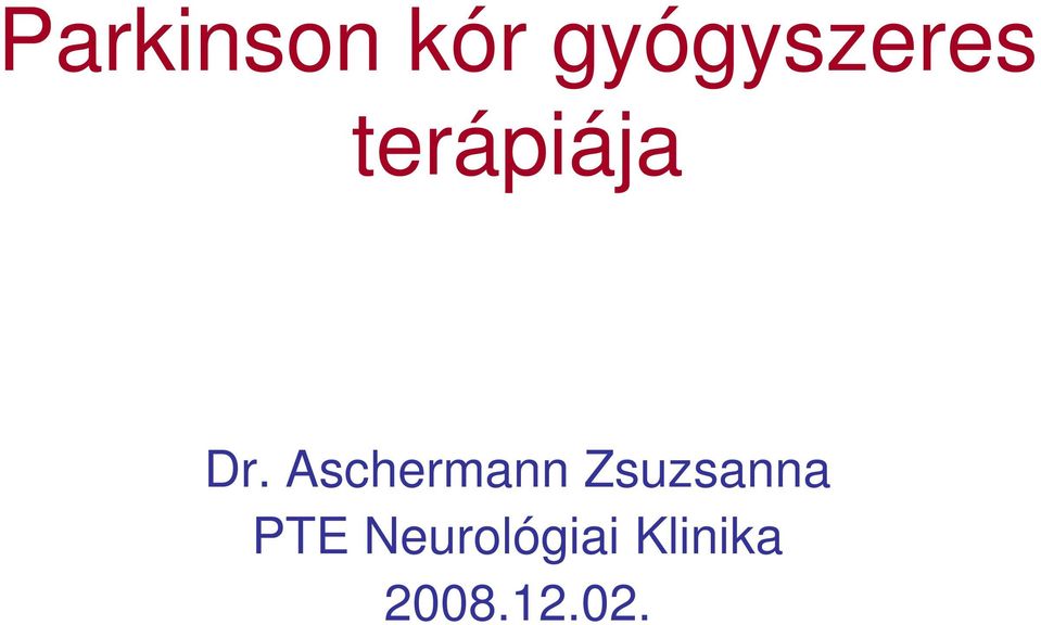 Dr. Aschermann