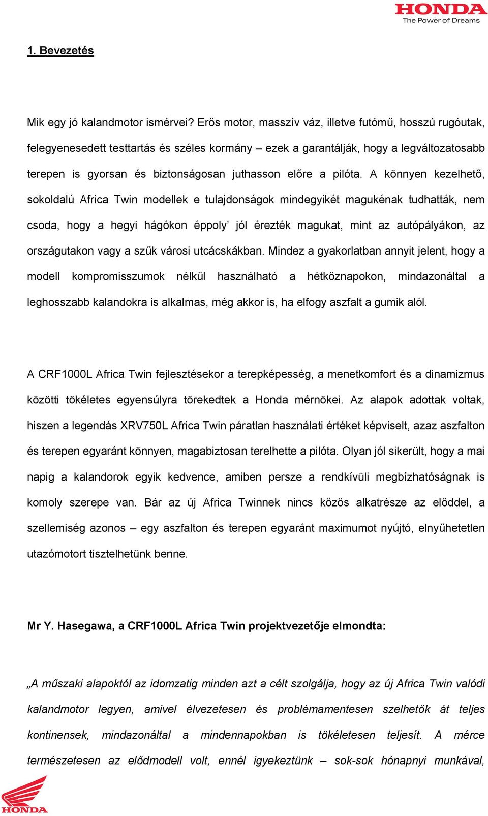 a pilóta.