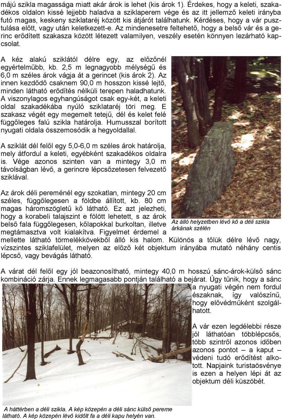 Kérdéses, hogy a vár pusztulása előtt, vagy után keletkezett-e.