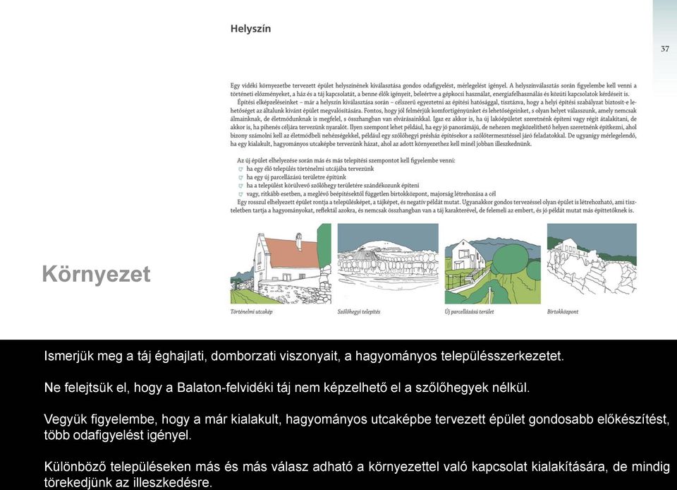 Vegyük figyelembe, hogy a már kialakult, hagyományos utcaképbe tervezett épület gondosabb előkészítést, több