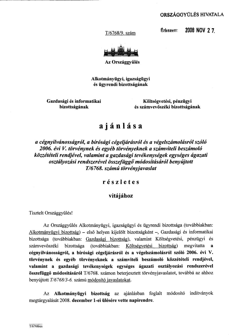 a bírósági cégeljárásról és a végelszámolásról szól ó 2006. évi V.
