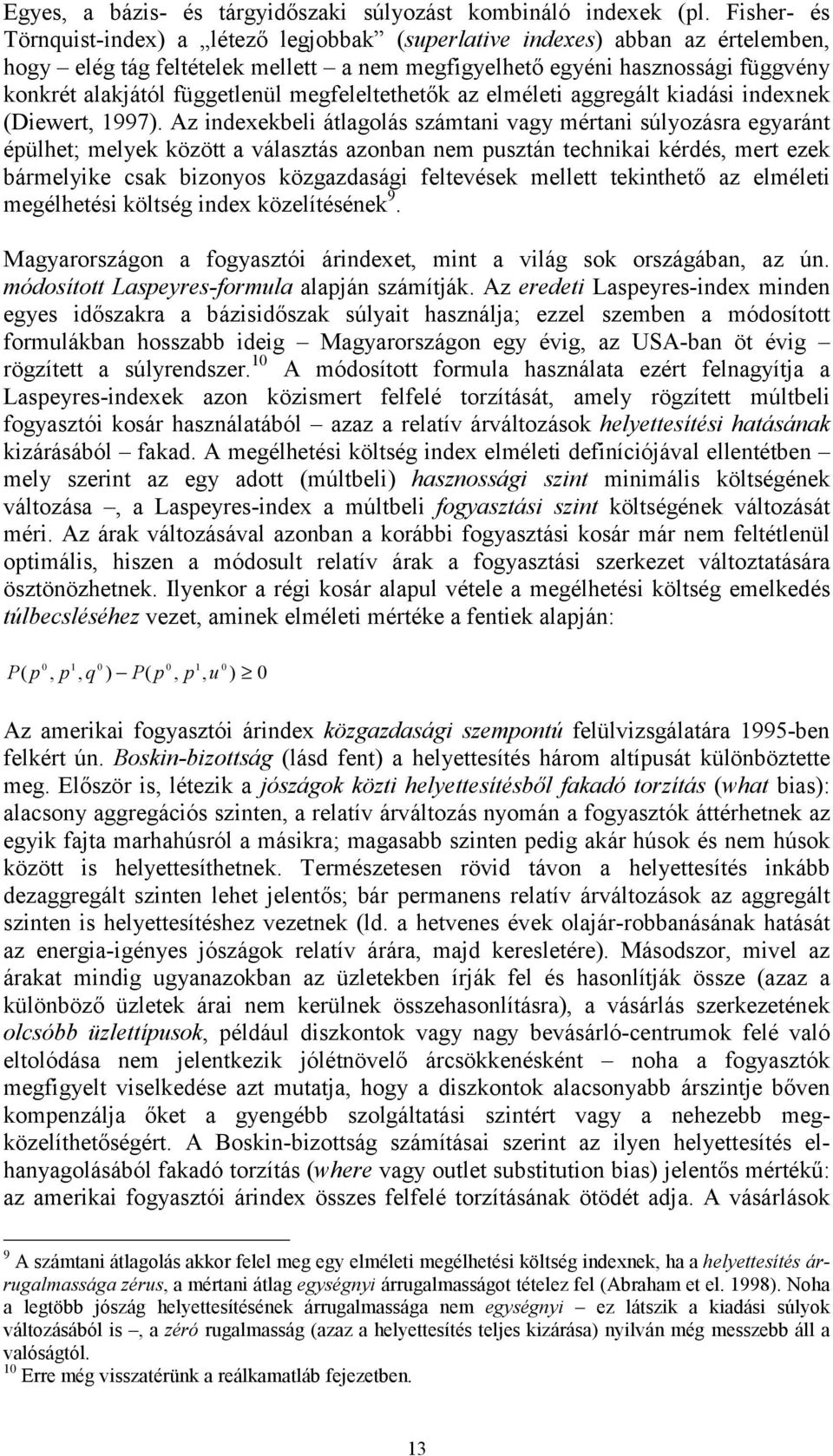 aggregál kadás ndexnek Dewer, 997.