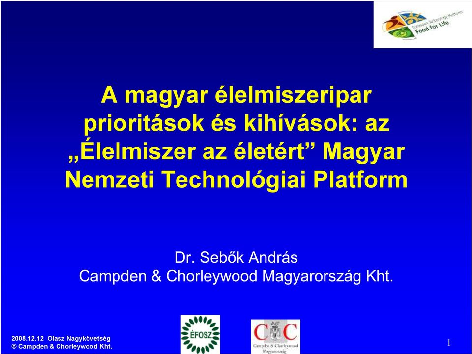 Élelmiszer az életért Magyar