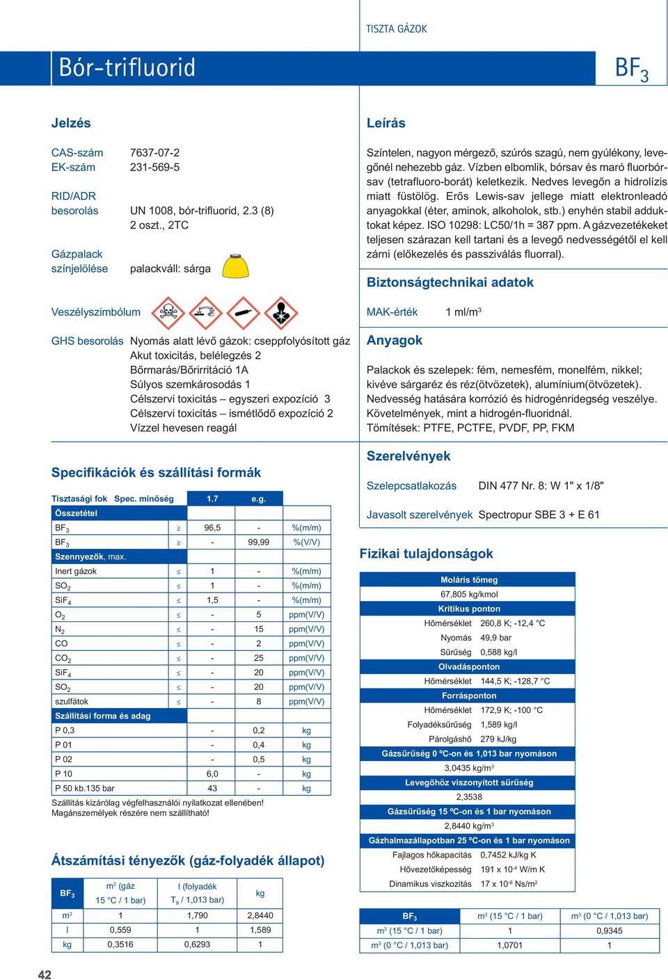 toxicitás ismétôdô expozíció 2 Vízze hevesen reagá