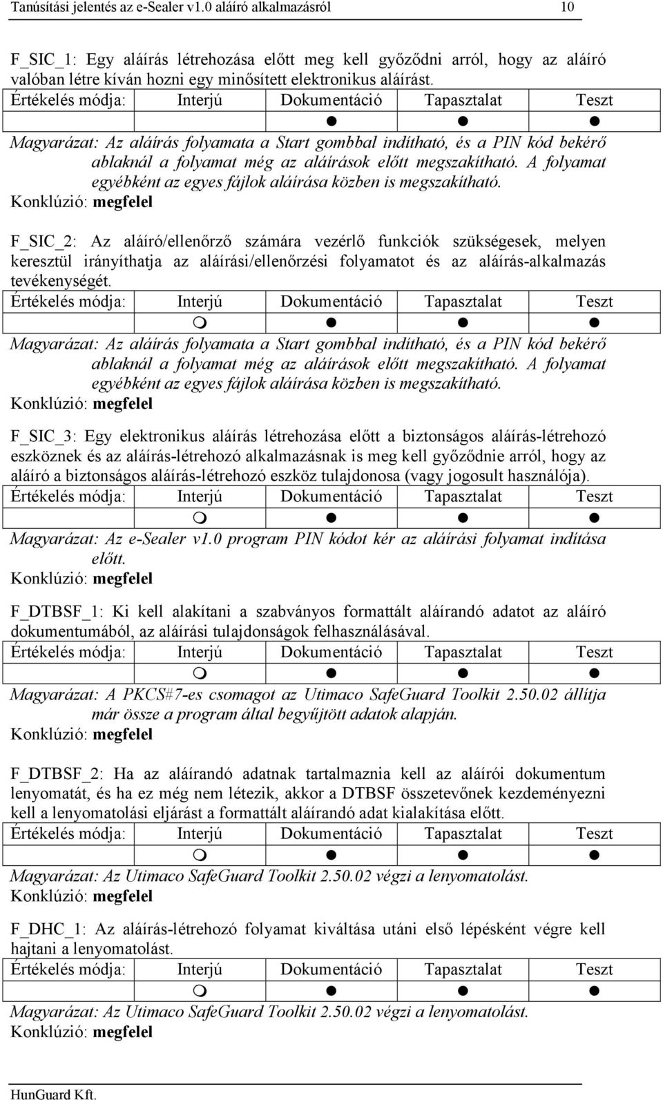Magyarázat: Az aláírás folyamata a Start gombbal indítható, és a PIN kód bekérő ablaknál a folyamat még az aláírások előtt megszakítható.