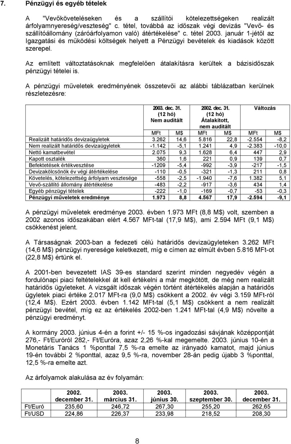január 1-jétől az Igazgatási és működési költségek helyett a Pénzügyi bevételek és kiadások között szerepel.