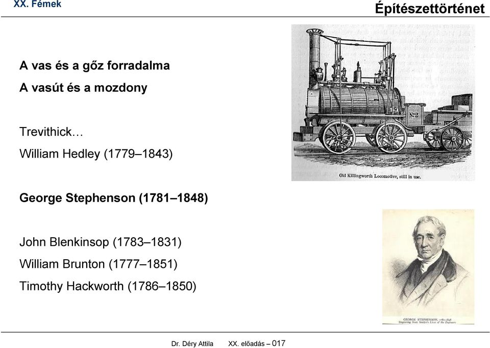John Blenkinsop (1783 1831) William Brunton (1777 1851)