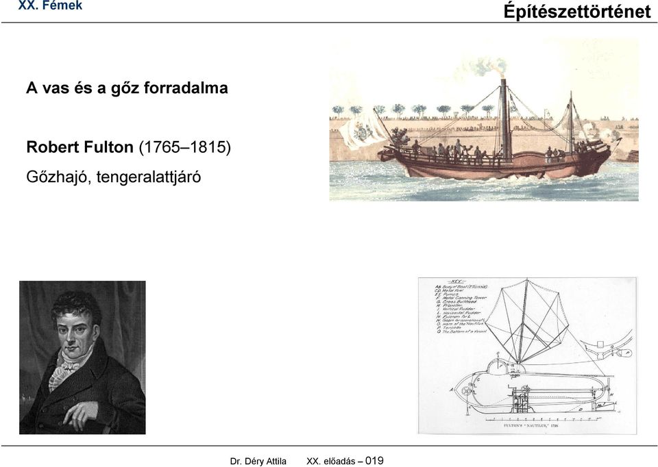 (1765 1815) Gőzhajó,