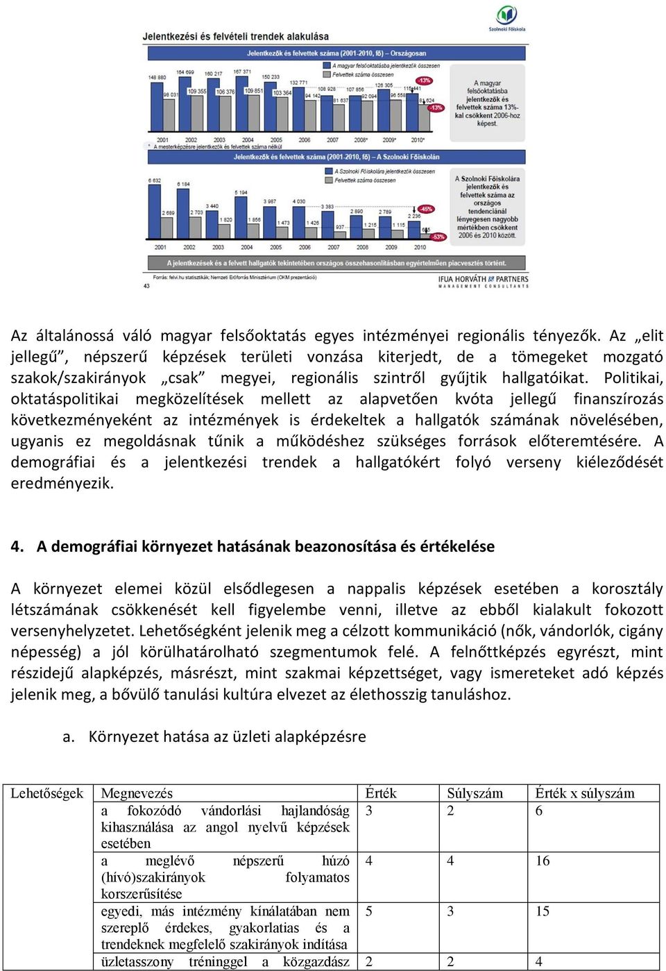 Politikai, oktatáspolitikai megközelítések mellett az alapvetően kvóta jellegű finanszírozás következményeként az intézmények is érdekeltek a hallgatók számának növelésében, ugyanis ez megoldásnak