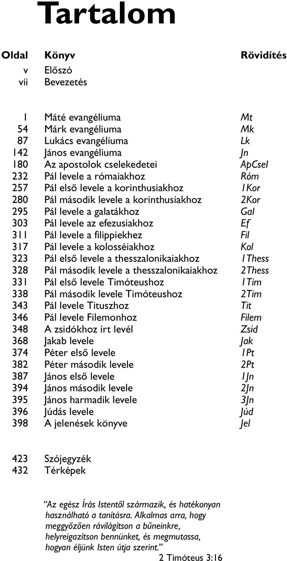 efezusiakhoz Pál levele a filippiekhez Pál levele a kolosséiakhoz Pál első levele a thesszalonikaiakhoz Pál második levele a thesszalonikaiakhoz Pál első levele Timóteushoz Pál második levele