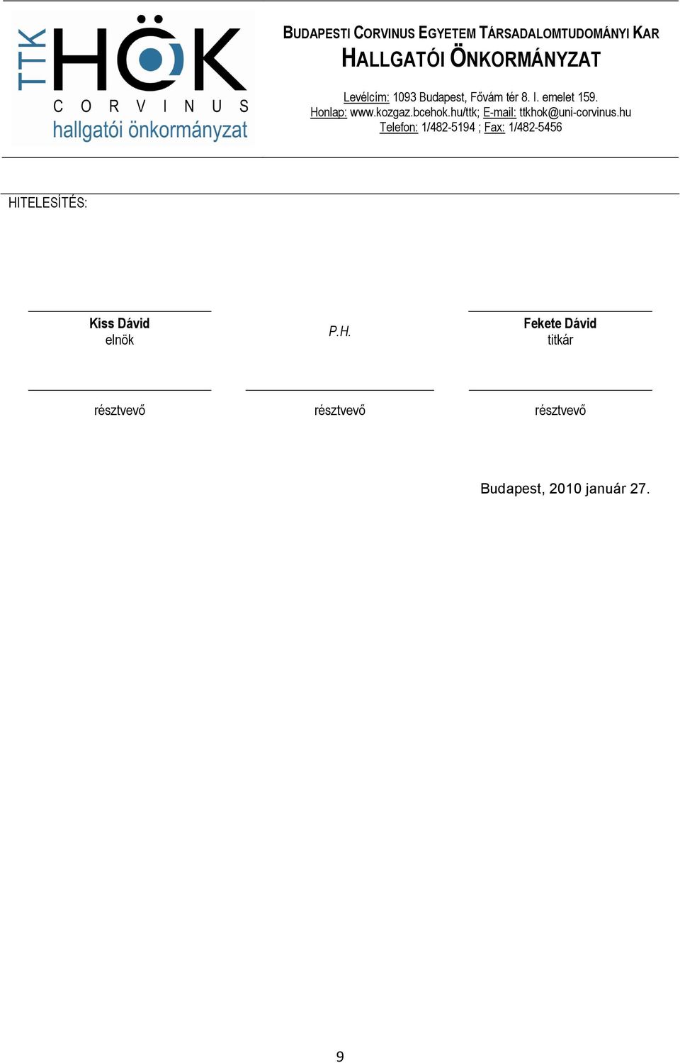 A Választmány ülésének jegyzıkönyve - PDF Ingyenes letöltés