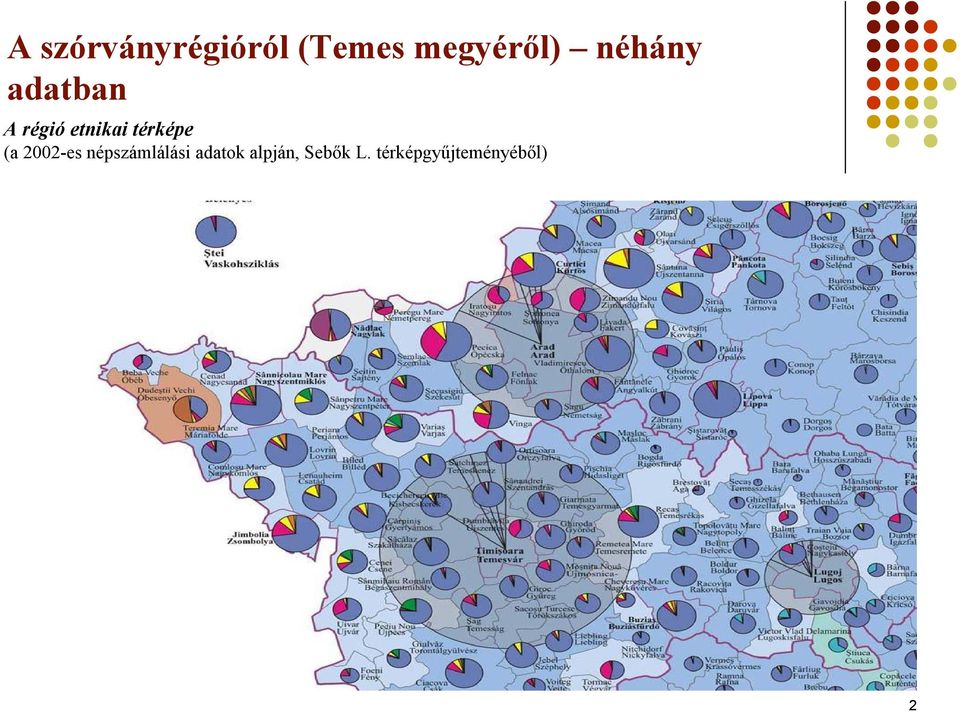 térképe (a 2002-es népszámlálási