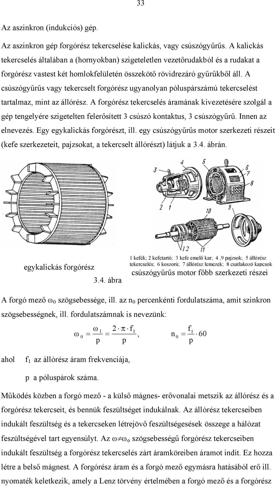 Az aszinkron (indukciós) gép. - PDF Ingyenes letöltés