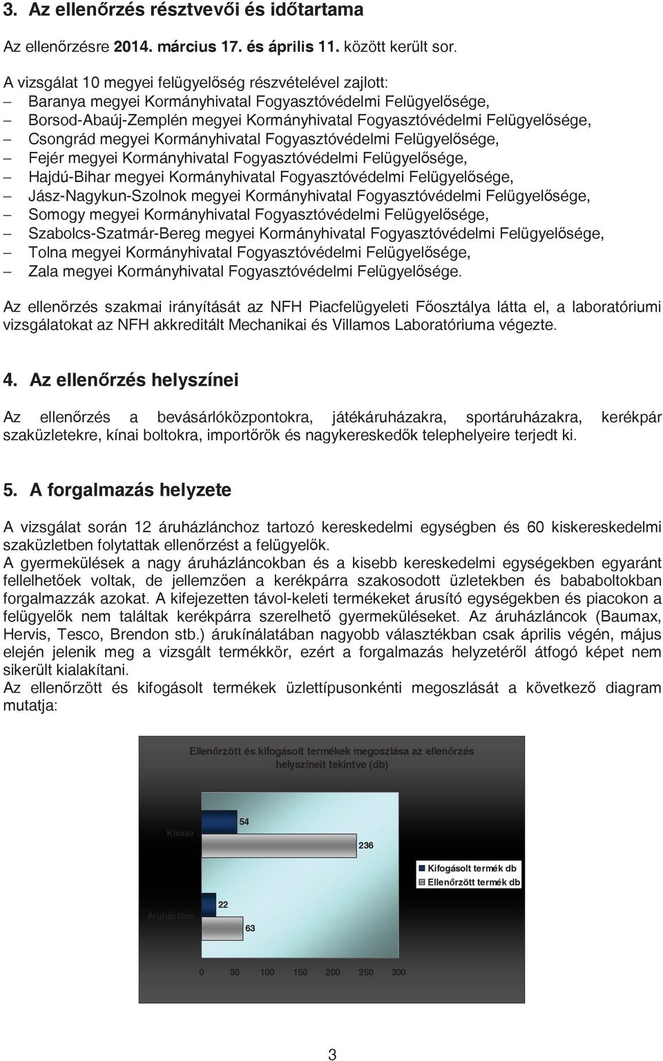 Csongrád megyei Kormányhivatal Fogyasztóvédelmi Felügyelsége, Fejér megyei Kormányhivatal Fogyasztóvédelmi Felügyelsége, Hajdú-Bihar megyei Kormányhivatal Fogyasztóvédelmi Felügyelsége,