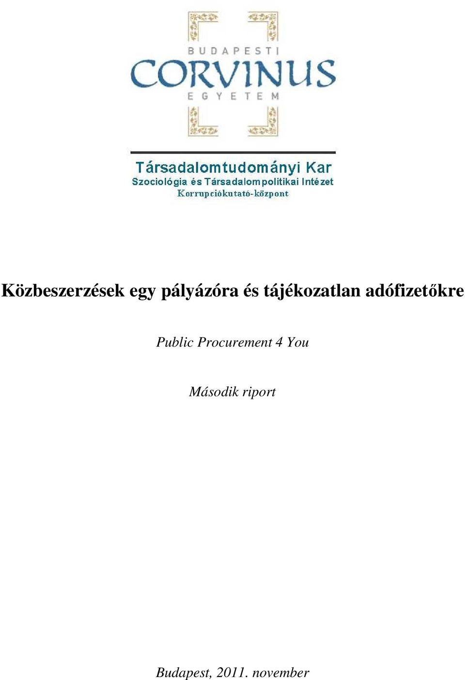 Public Procurement 4 You