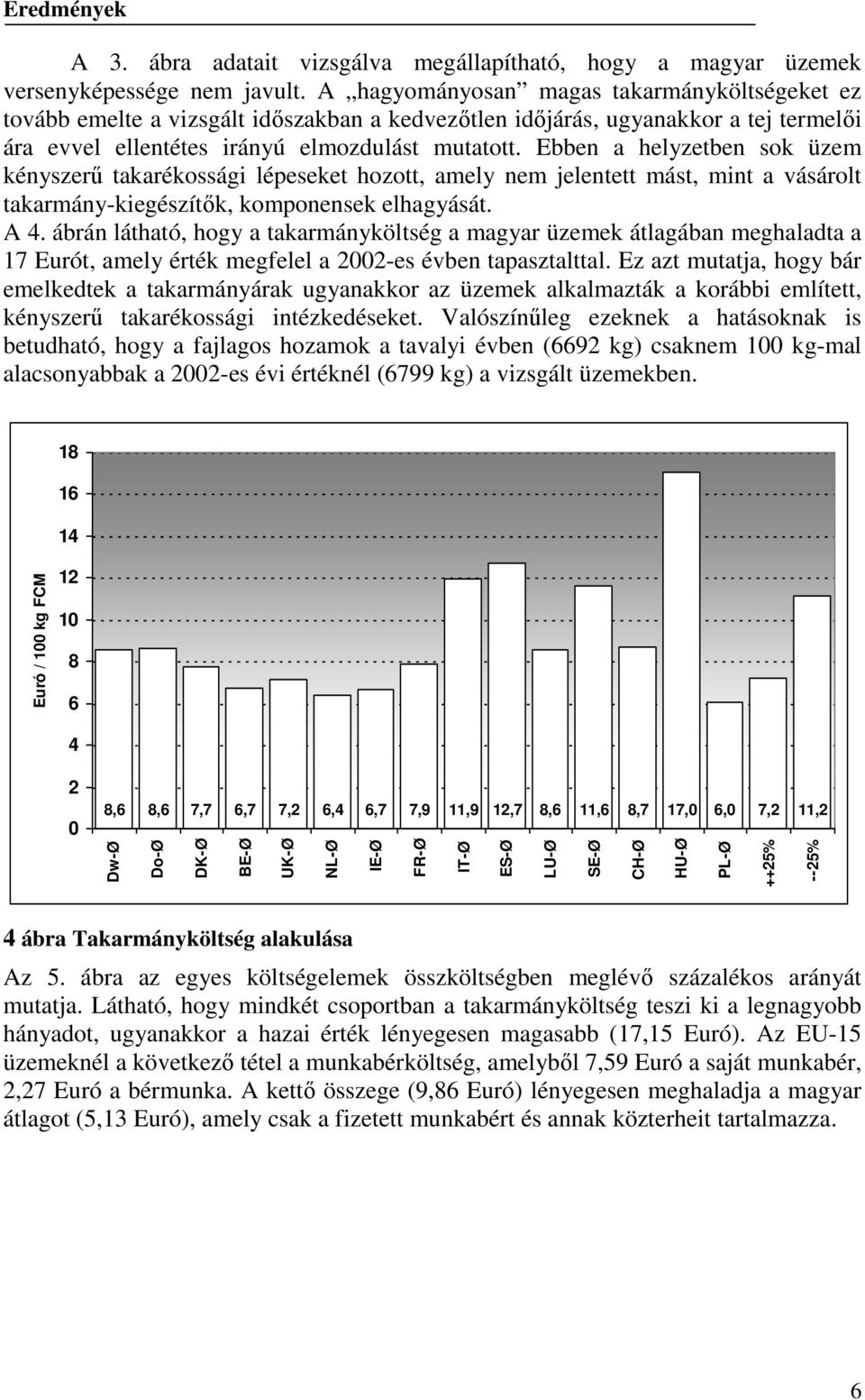 Ebben a helyzetben sok üzem kényszerű takarékossági lépeseket hozott, amely nem jelentett mást, mint a vásárolt takarmány-kiegészítők, komponensek elhagyását. A 4.