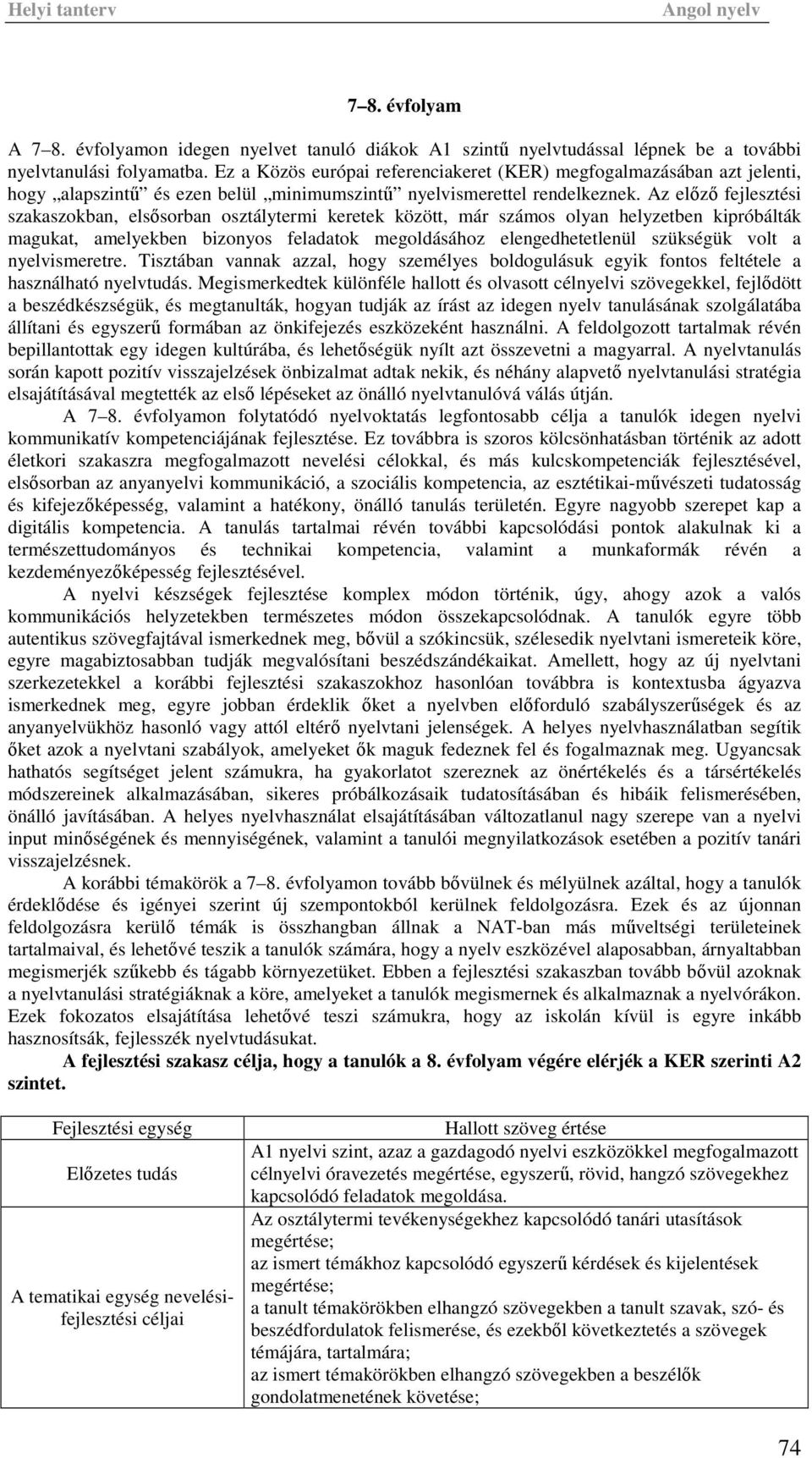 Az előző fejlesztési szakaszokban, elsősorban osztálytermi keretek között, már számos olyan helyzetben kipróbálták magukat, amelyekben bizonyos feladatok megoldásához elengedhetetlenül szükségük volt