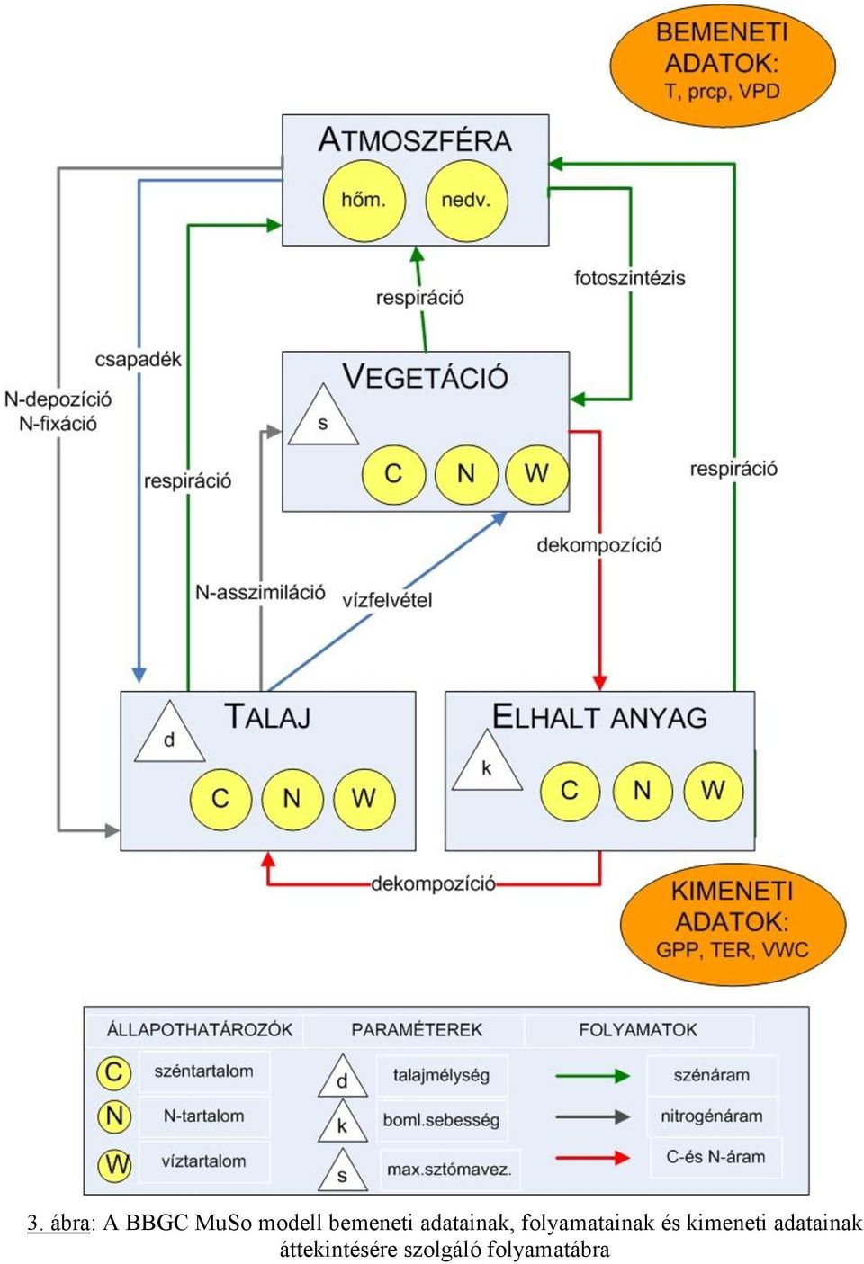 folyamatainak és kimeneti