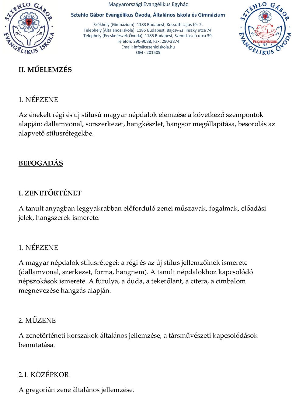 ÉRETTSÉGI TÉMAKÖRÖK ÉNEK-ZENE TANTÁRGYBÓL - PDF Free Download