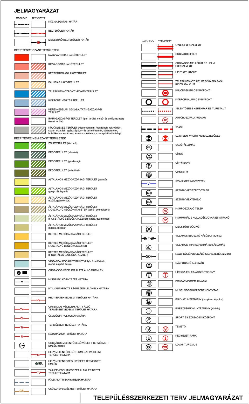 BÉPÍTÉ ZÁT TT ÖG TT (iegenforglmi fogóhely, rereáiós-, spor-, oási-, egésségügyi- és emeõ erüle, ányerüle, hulléuvr és áró, omposáló elep, sennyvíisíó elep) AÚT ZITBI AÚTI ZTZÕDÉ ZÖDTT (öpr) Á AÚTÁOÁ